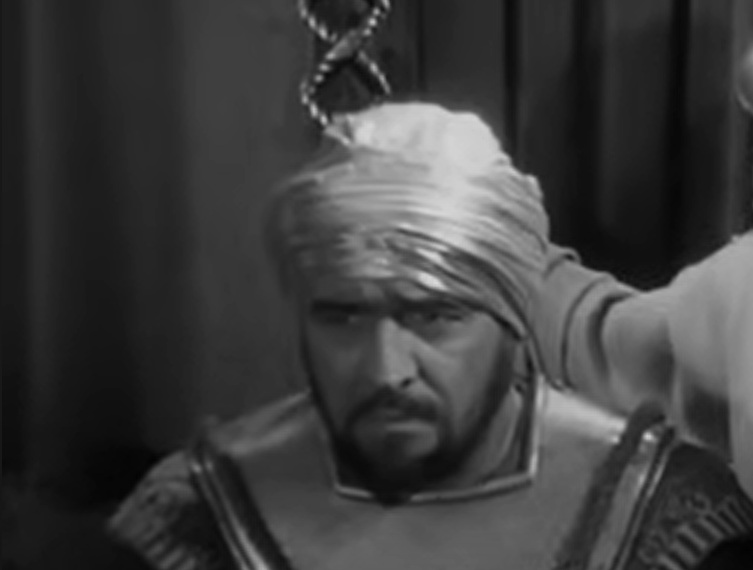 A visually captivating still taken from a pivotal moment in the film The Crusades (1935)
