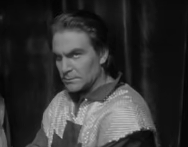 A visually captivating still taken from a pivotal moment in the film The Crusades (1935)