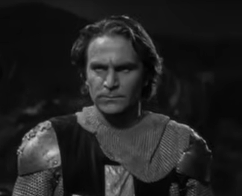 A visually captivating still taken from a pivotal moment in the film The Crusades (1935)