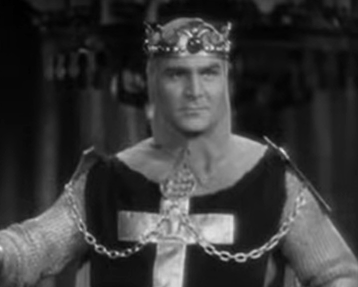 A visually captivating still taken from a pivotal moment in the film The Crusades (1935)