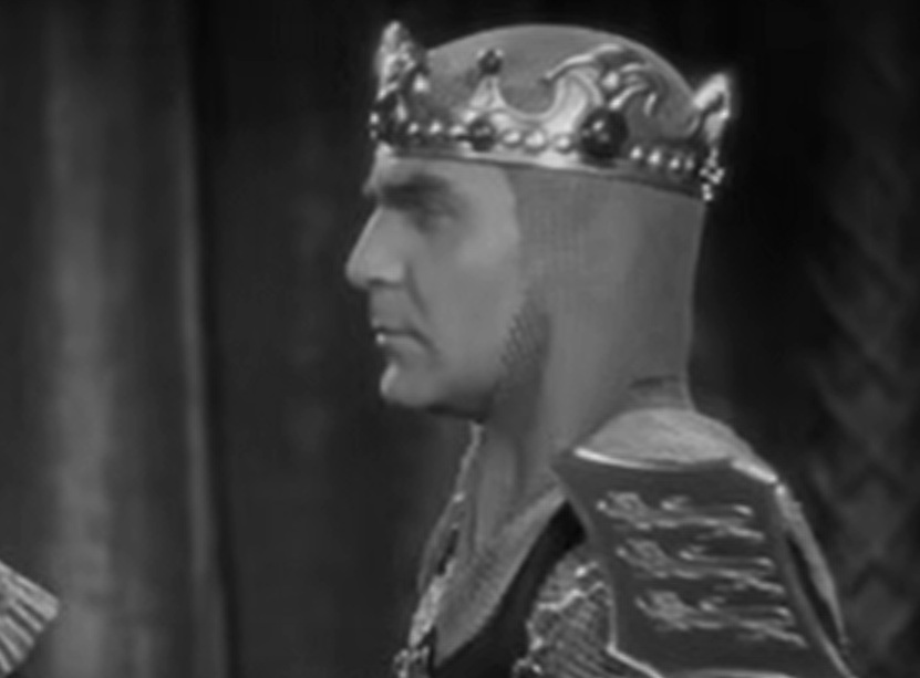 A visually captivating still taken from a pivotal moment in the film The Crusades (1935)