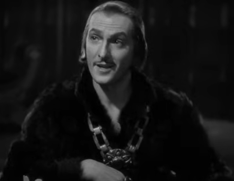 A visually captivating still taken from a pivotal moment in the film The Crusades (1935)