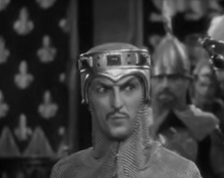 A visually captivating still taken from a pivotal moment in the film The Crusades (1935)