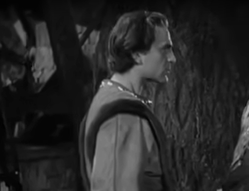 A visually captivating still taken from a pivotal moment in the film The Crusades (1935)