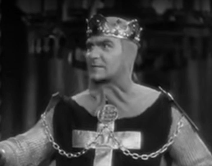 A visually captivating still taken from a pivotal moment in the film The Crusades (1935)