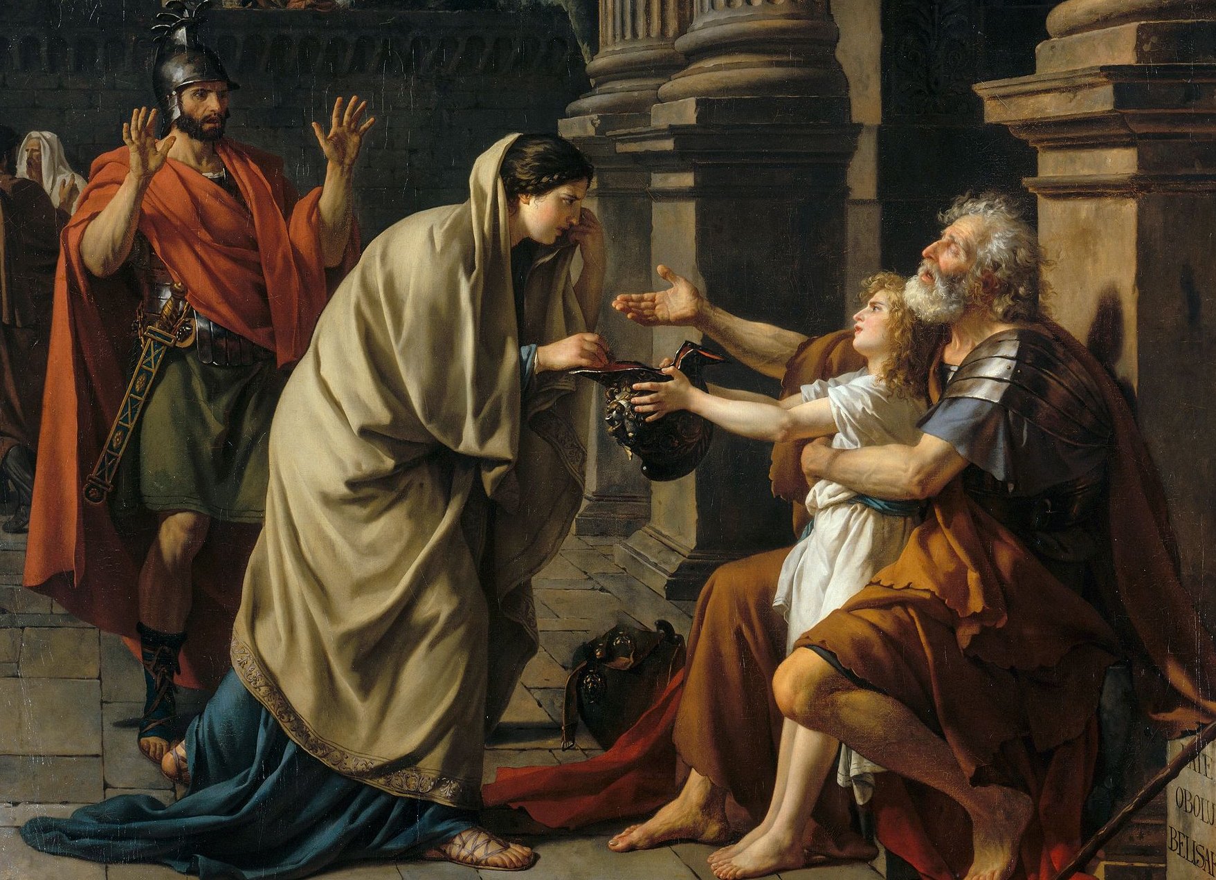 Belisarius Begging for Alms, as depicted in popular legend