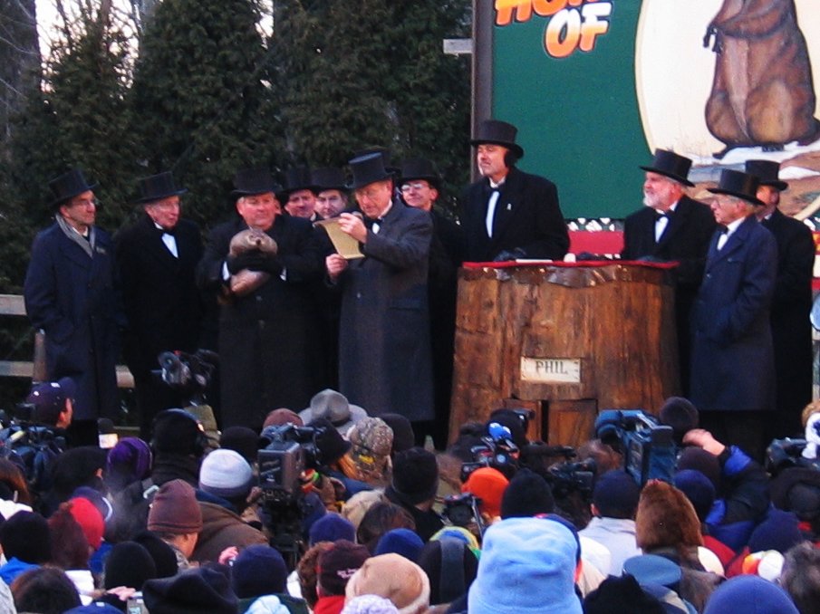Groundhog Day 2005 in Punxsutawney