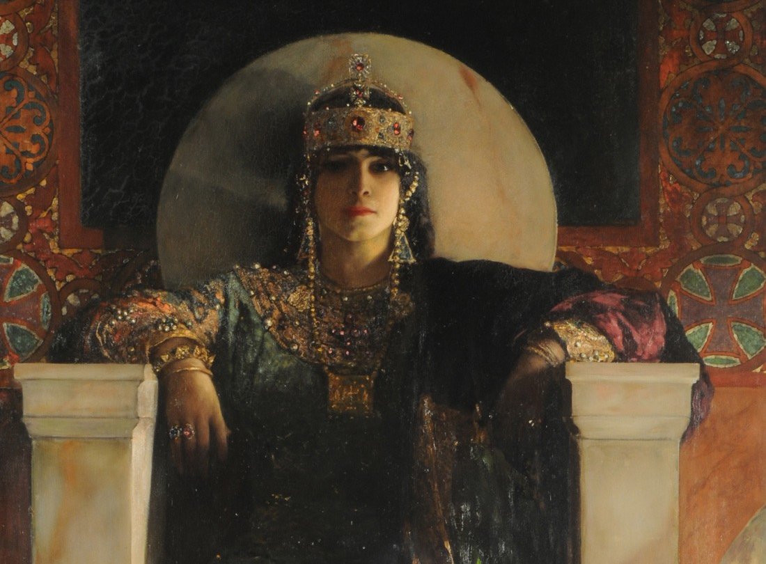 Byzantine empress Theodora in a painting