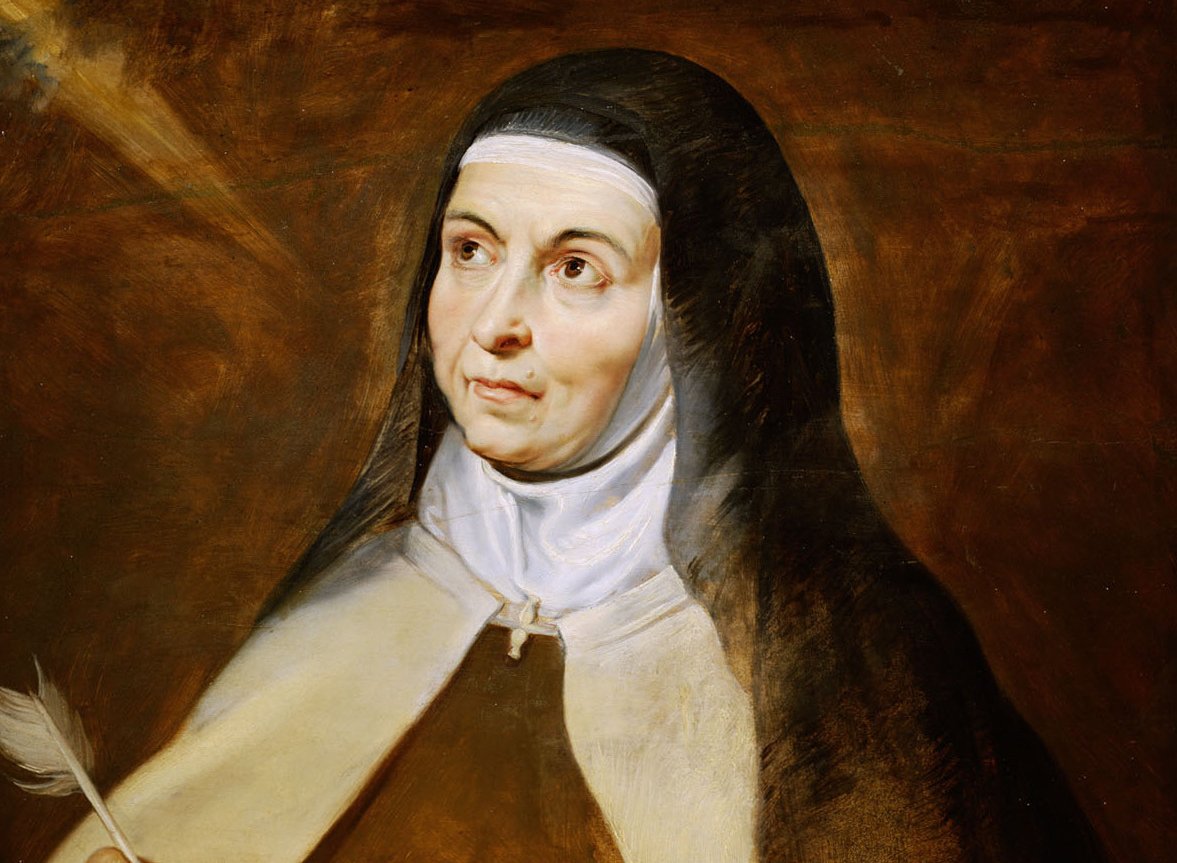 Portrait of Teresa of Ávila looking away