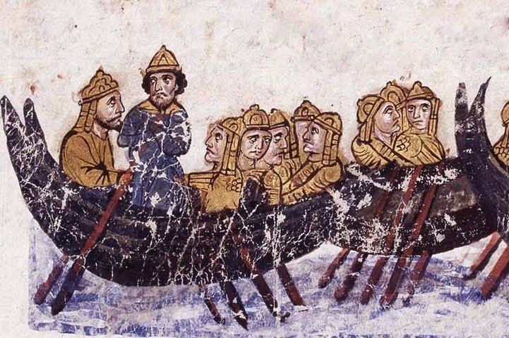 Saracen fleet against Crete