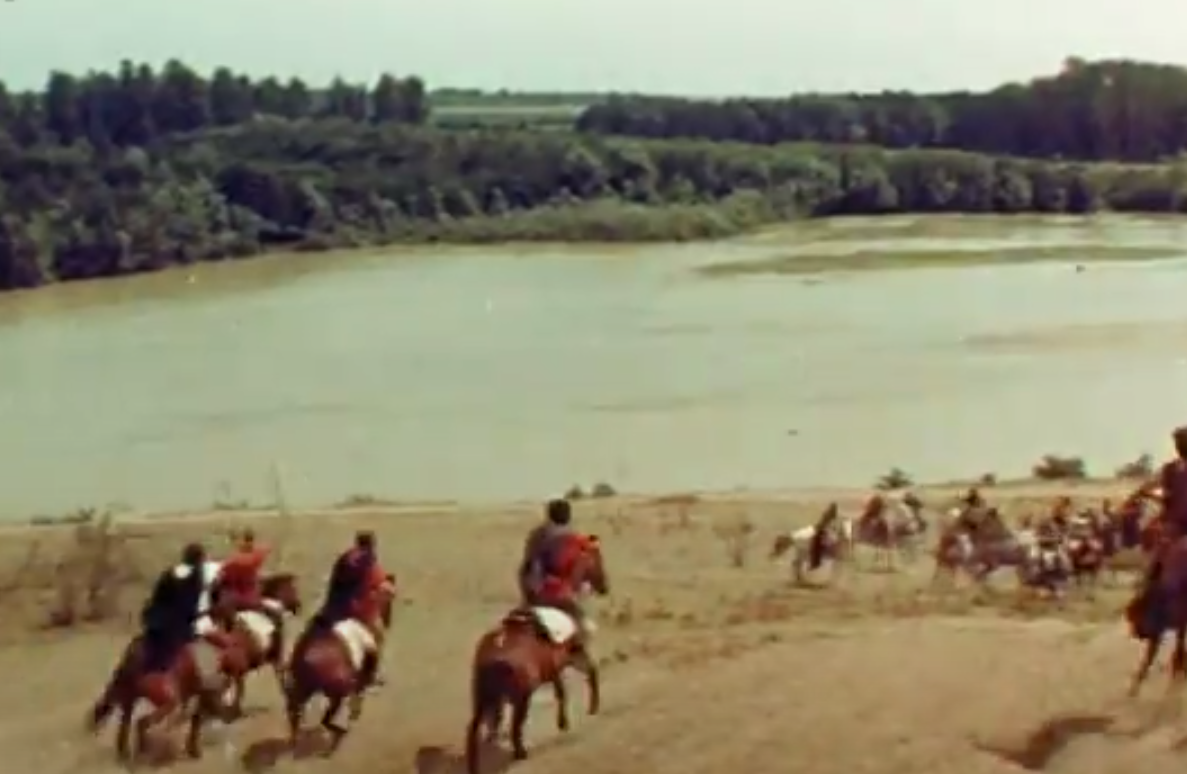 A screenshot of the movie The Last Roman