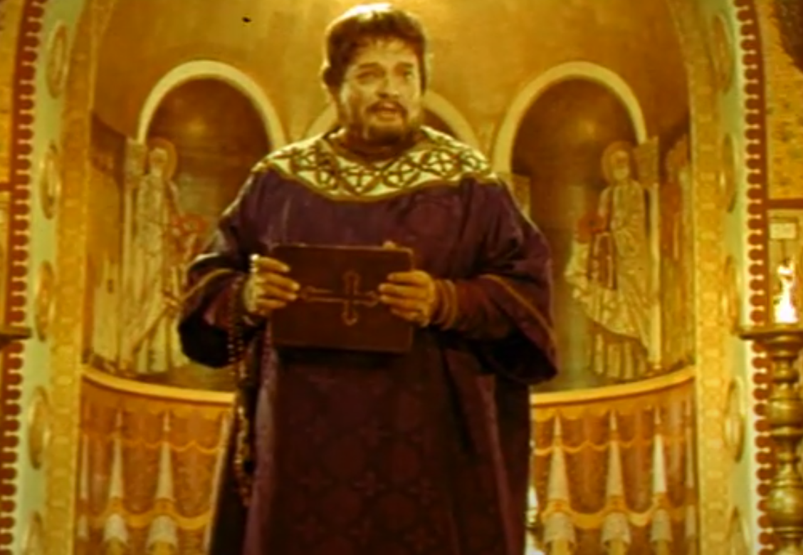 A screenshot of the movie The Last Roman