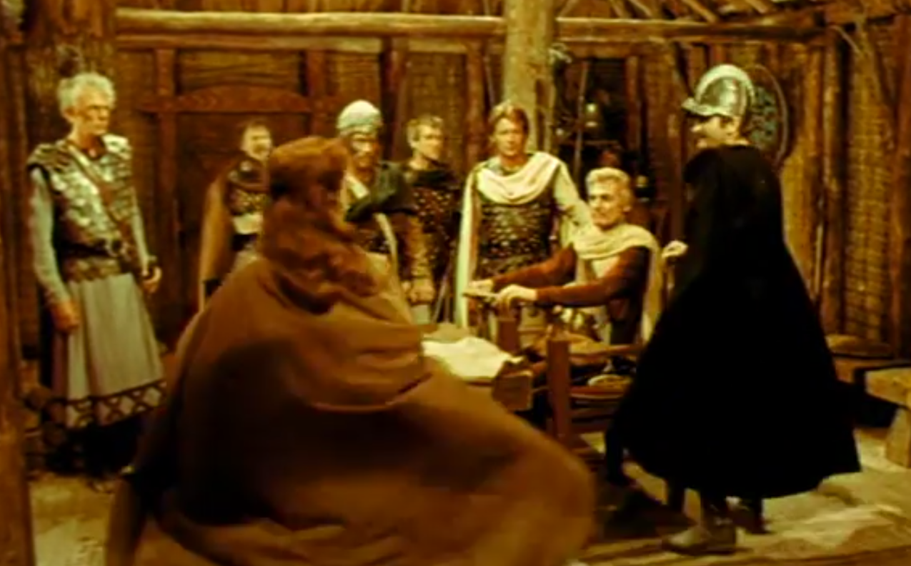 A screenshot of the movie The Last Roman
