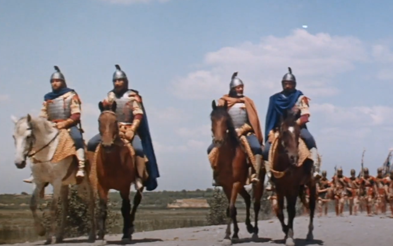 A screenshot of the movie The Last Roman