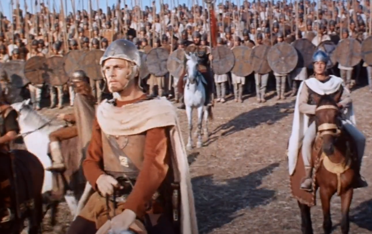 A screenshot of the movie The Last Roman
