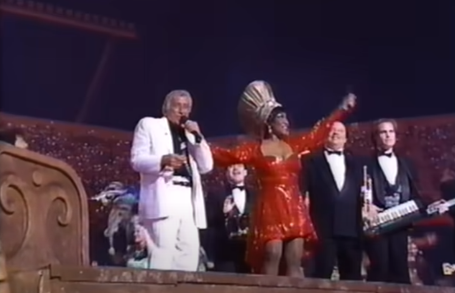 Screenshot from the Super Bowl XXIX