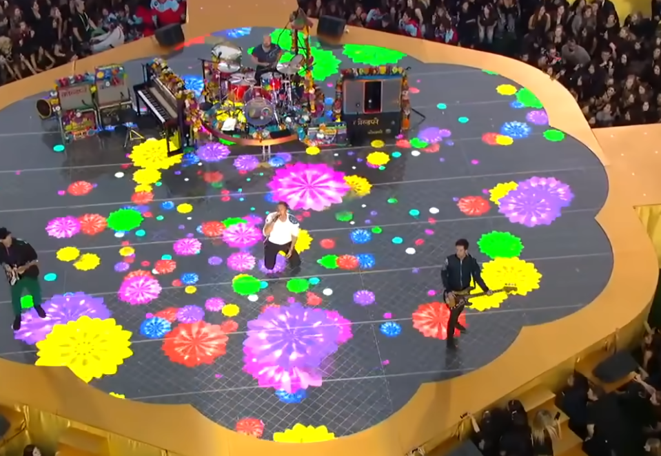 Screenshot from the Super Bowl 50