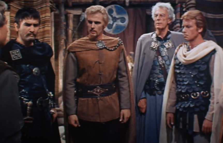 A screenshot of the movie The Last Roman