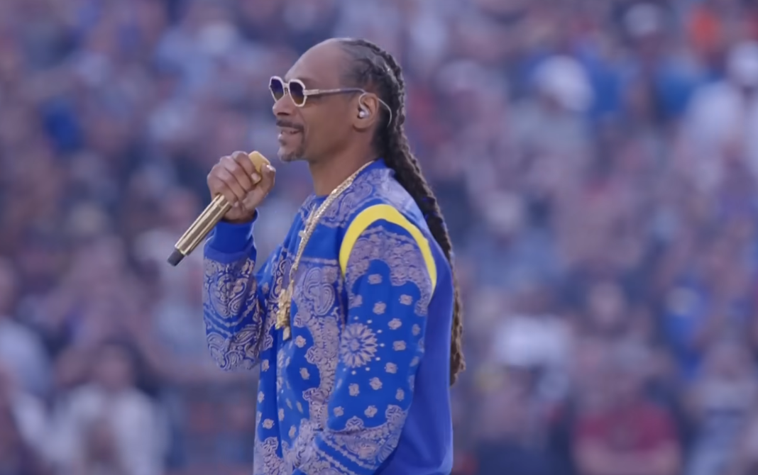 Screenshot from the Super Bowl LVI