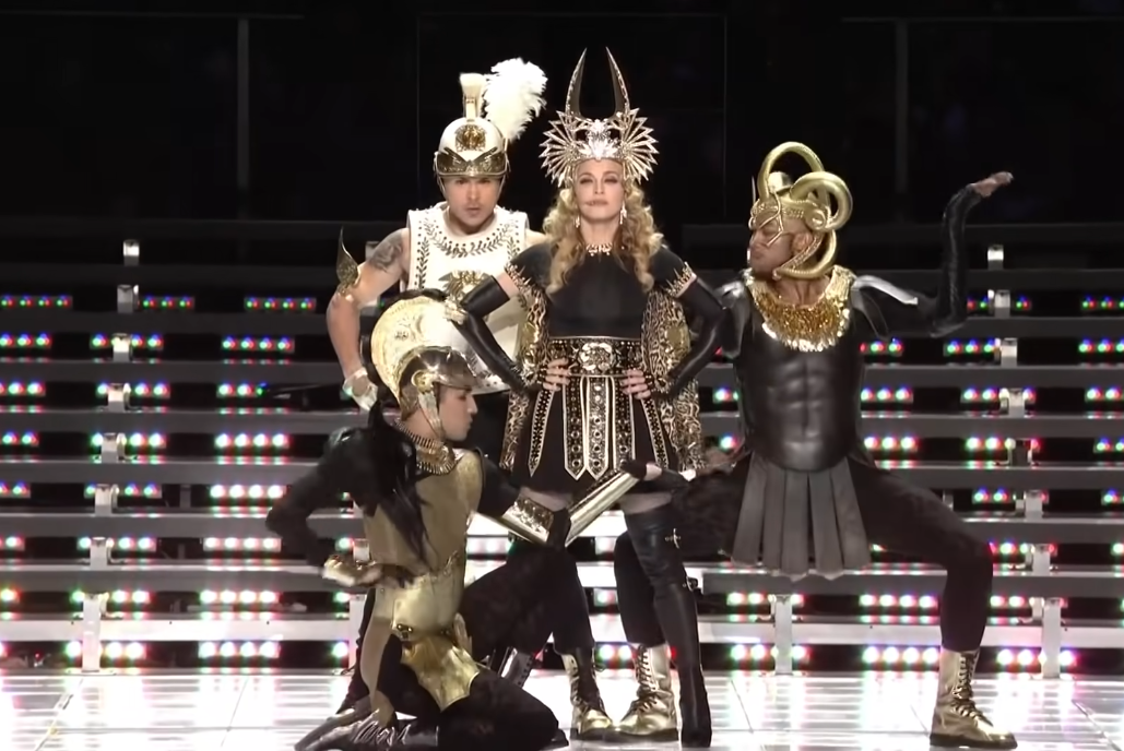 Screenshot from the Super Bowl XLVI