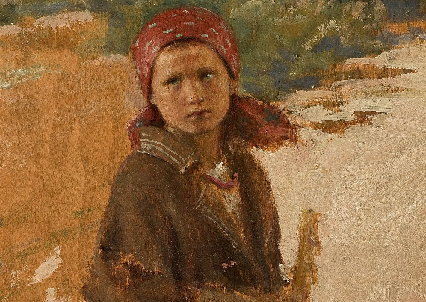 For The Candlemas - girl holding a candle