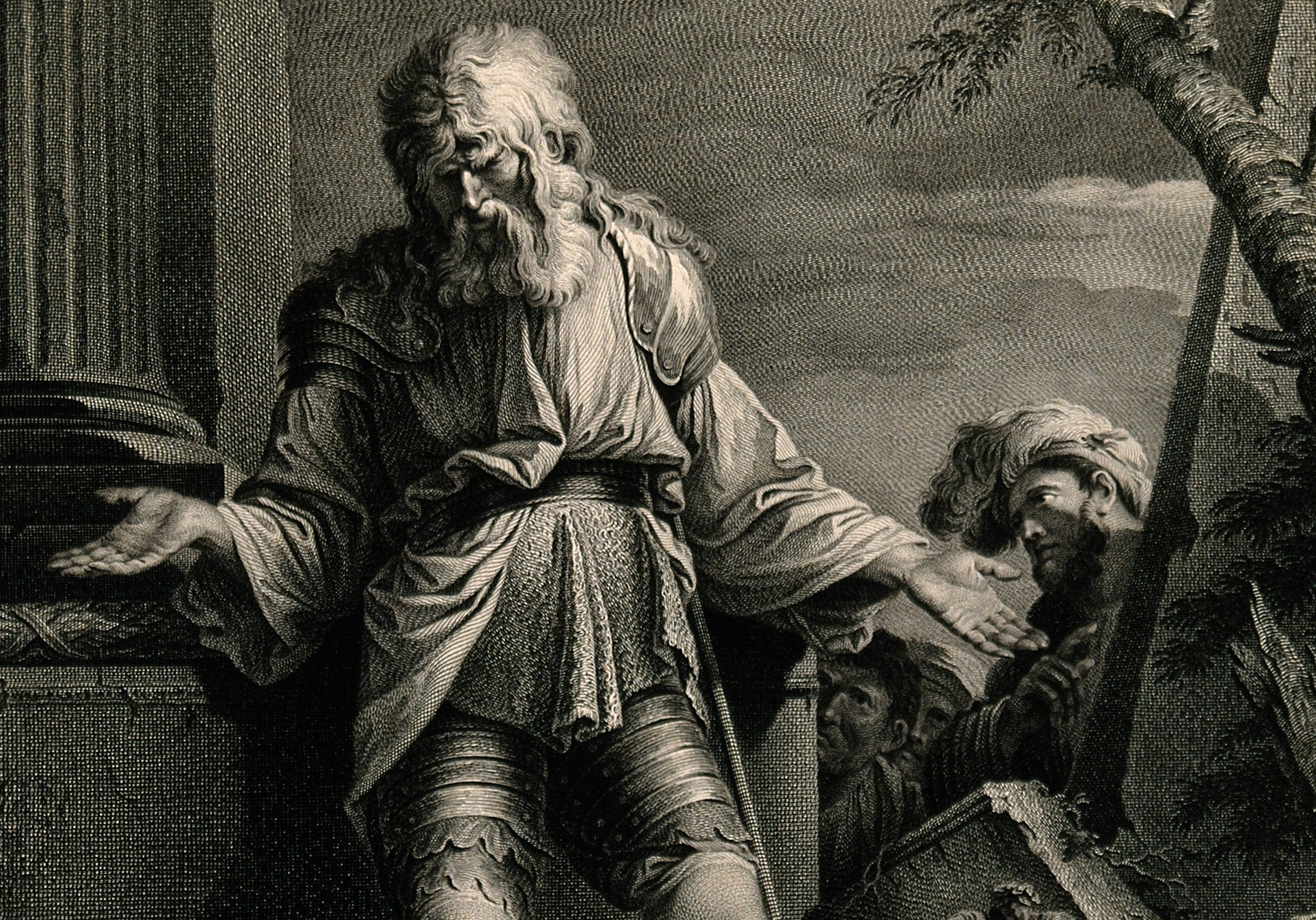 Belisarius As An Old Man, With A Stick