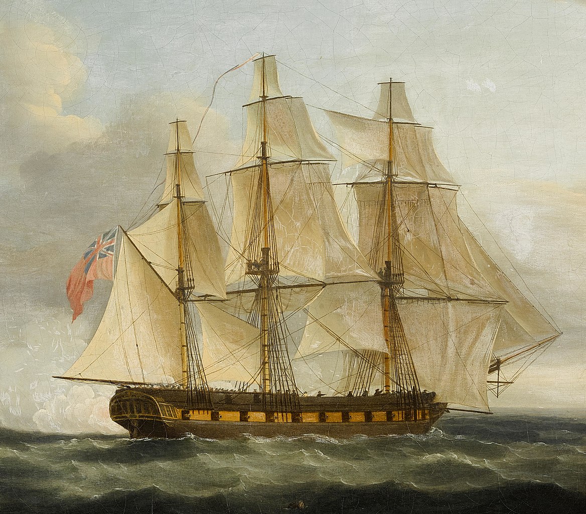 English Frigate Boreas