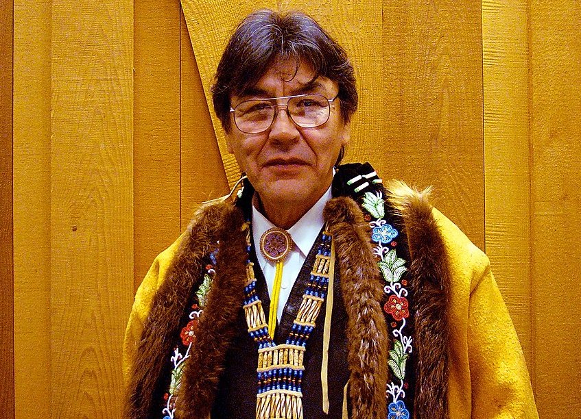 Clarence Alexander at Ecotrust Indigenous Leadership Award