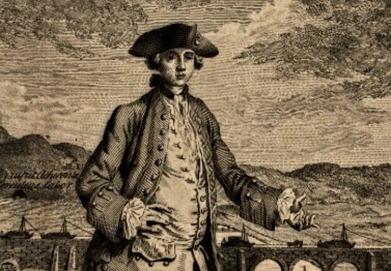 Line engraving of Francis Egerton, 3rd Duke of Bridgewater