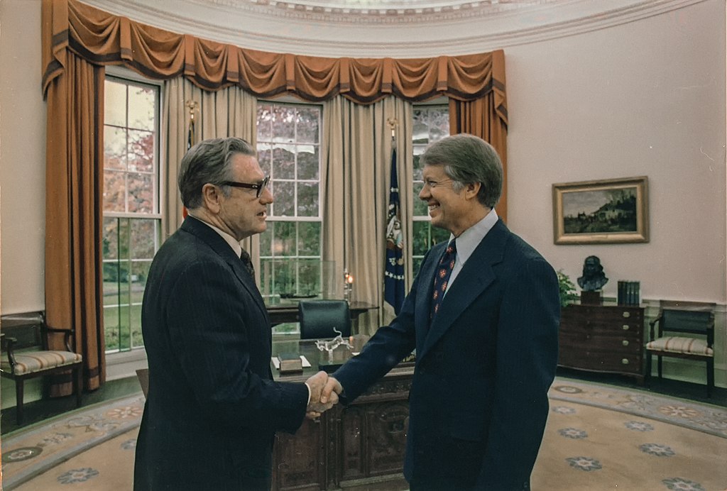 Nelson Rockefeller and Jimmy Carter