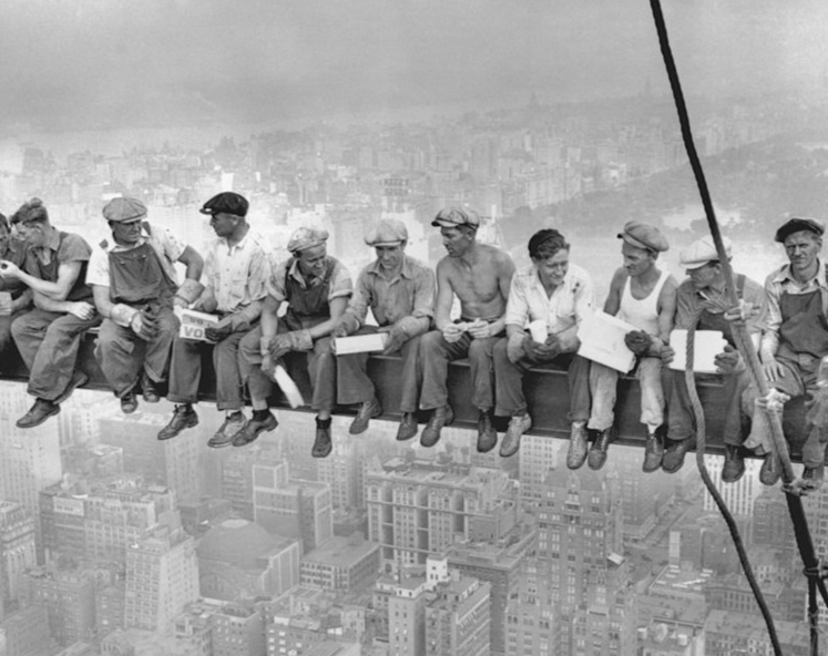 Lunchtime atop a Skyscraper