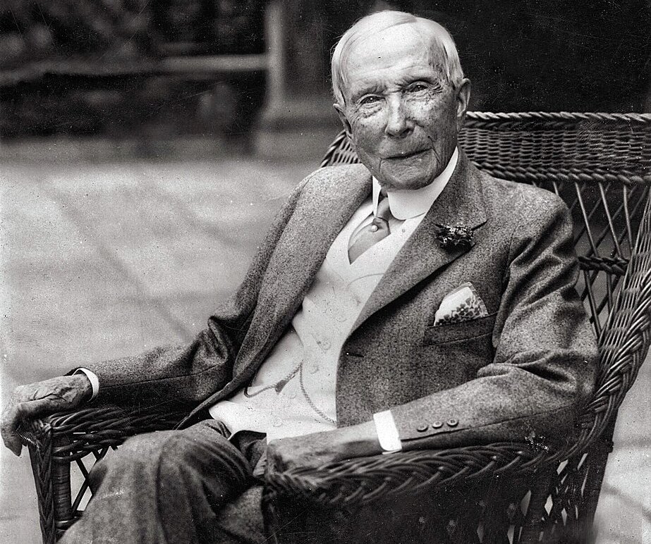 John D. Rockefeller In Old Age