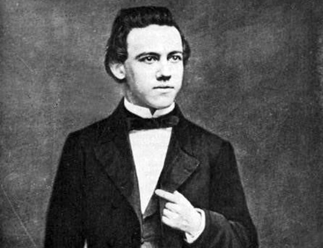 Portrait of Paul Morphy 1859