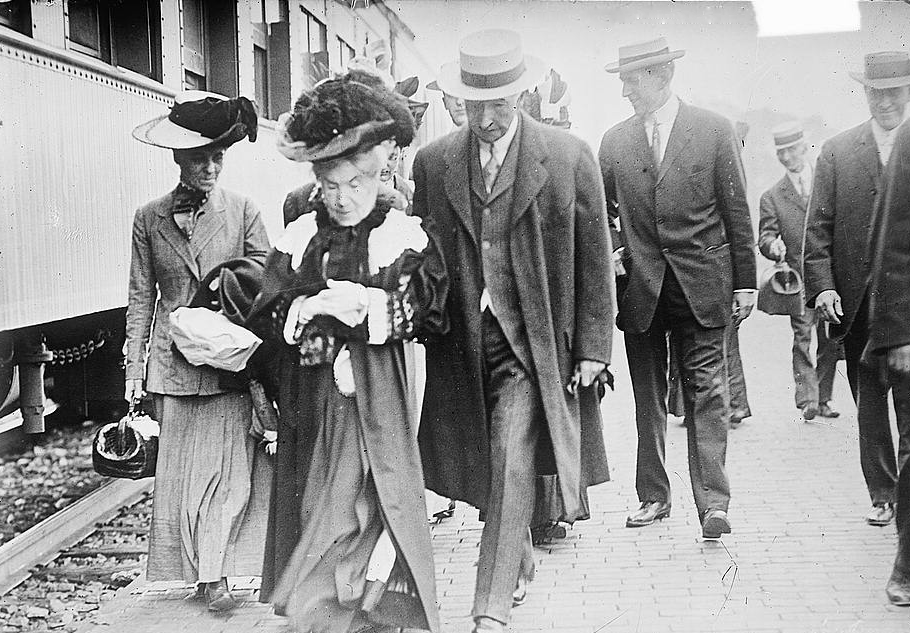 John D. Rockefeller and Wife