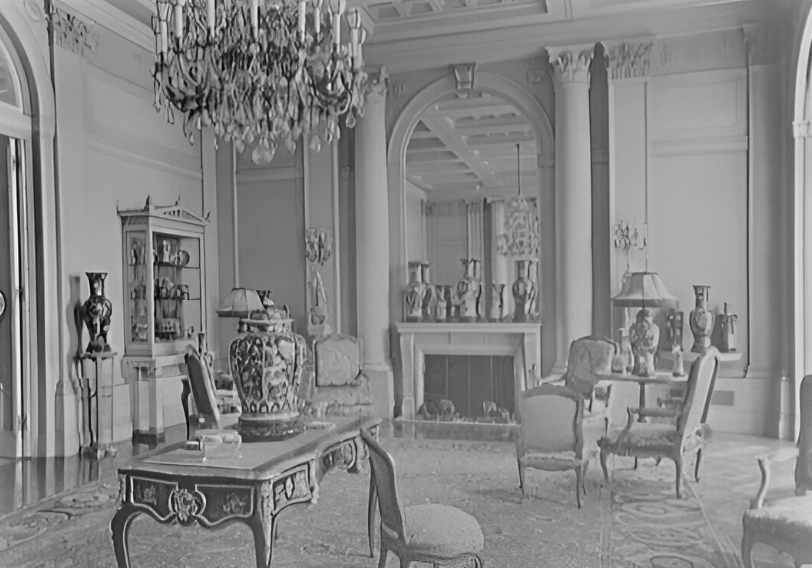 Inside of a luxurious apartment