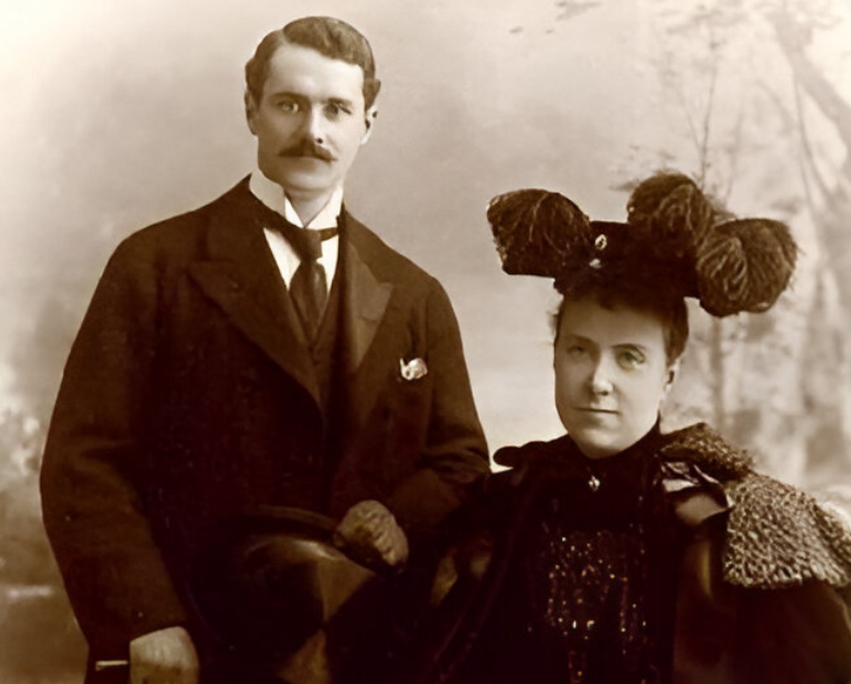 Photo of   Harold Fowler McCormick with his wife