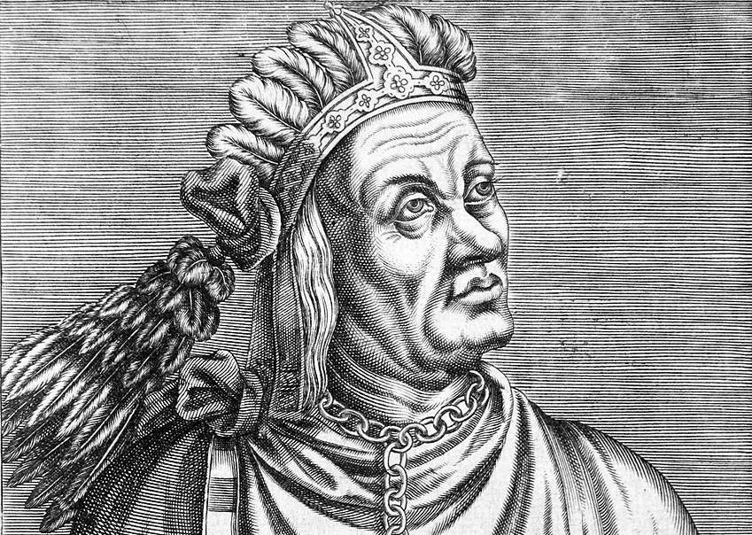 Portrait of Atabalipa looking away