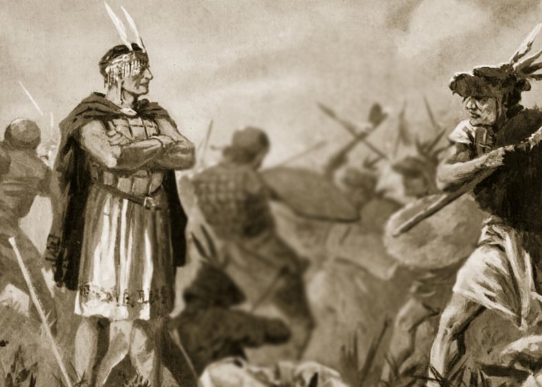 Huscar and Atahualpa fighting over the Inca Empire