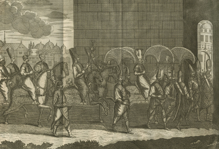 Sultan Mustafa I enters Istanbul