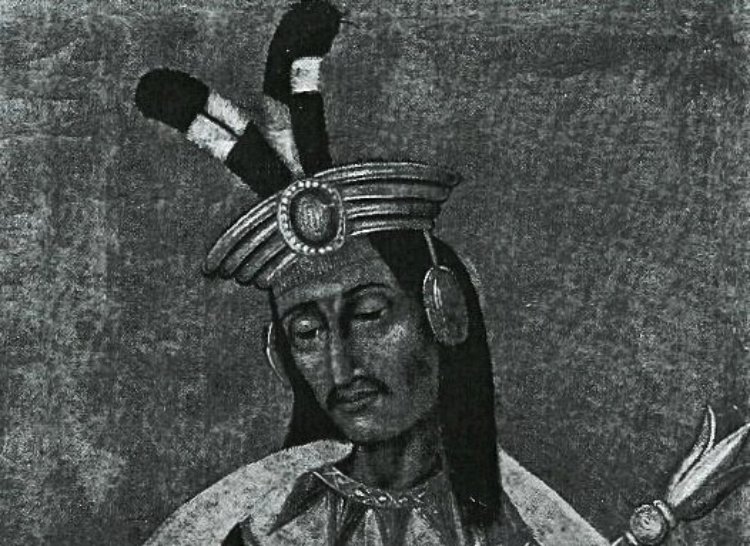 Portrait of the Inca king Huascar