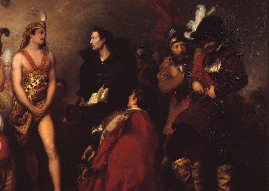 The First Interview between the Spaniards and the Peruvians