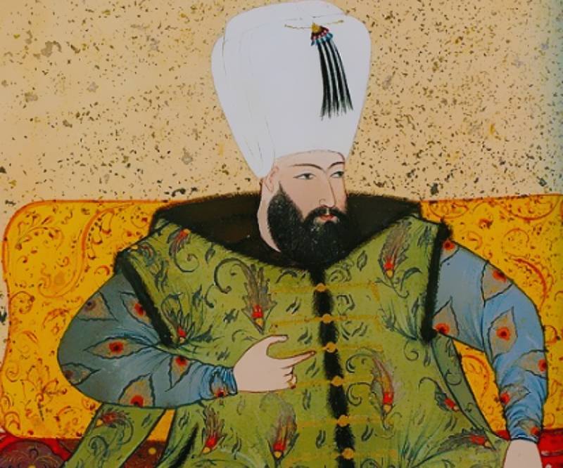 Sultan Ahmed I in green