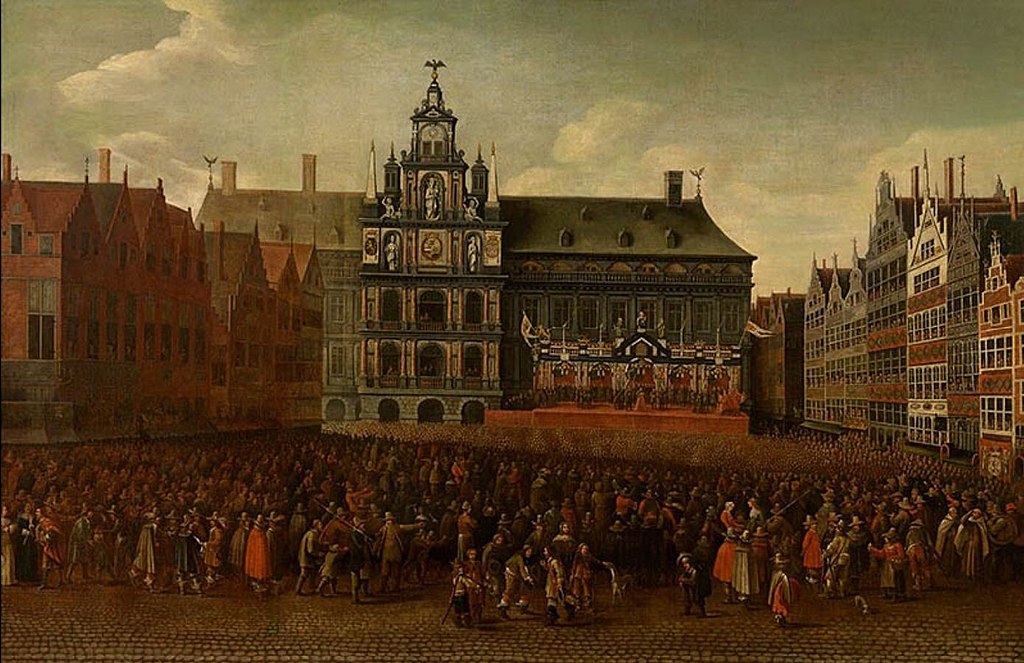 The proclamation of the Peace of Münster