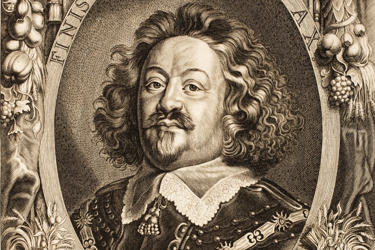 Engraving of Ottavio Piccolomini