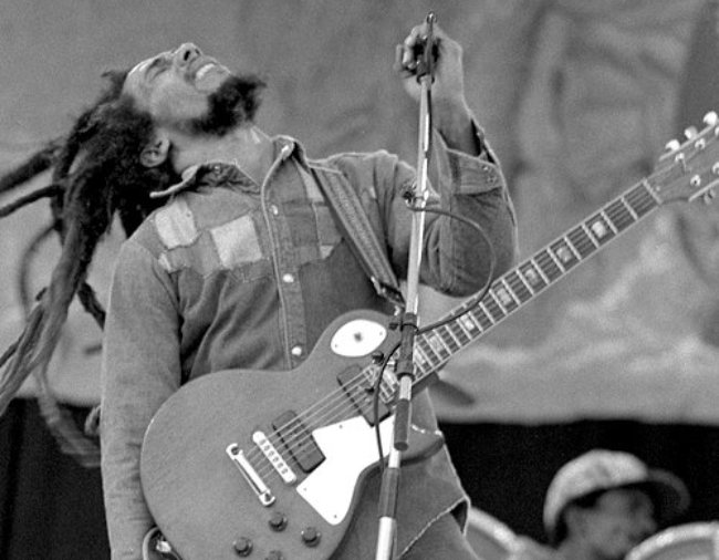 Bob Marley on stage