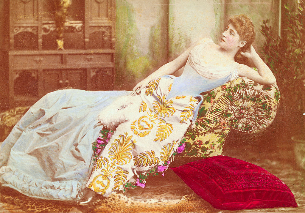 Lillie Langtry Reclining in Chair
