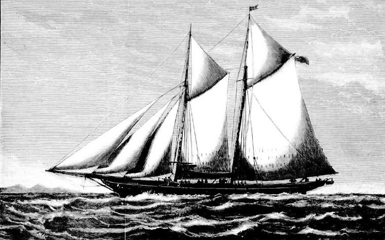 Red Gauntlet yacht 1882