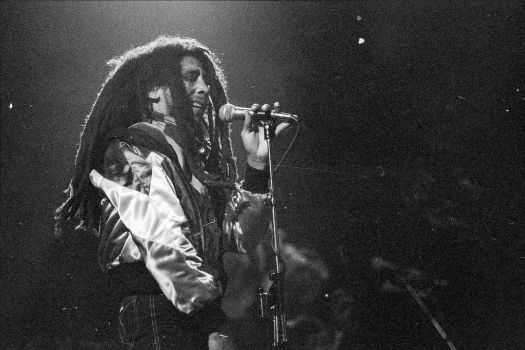 Bob Marley & The Wailing Wailers on stage