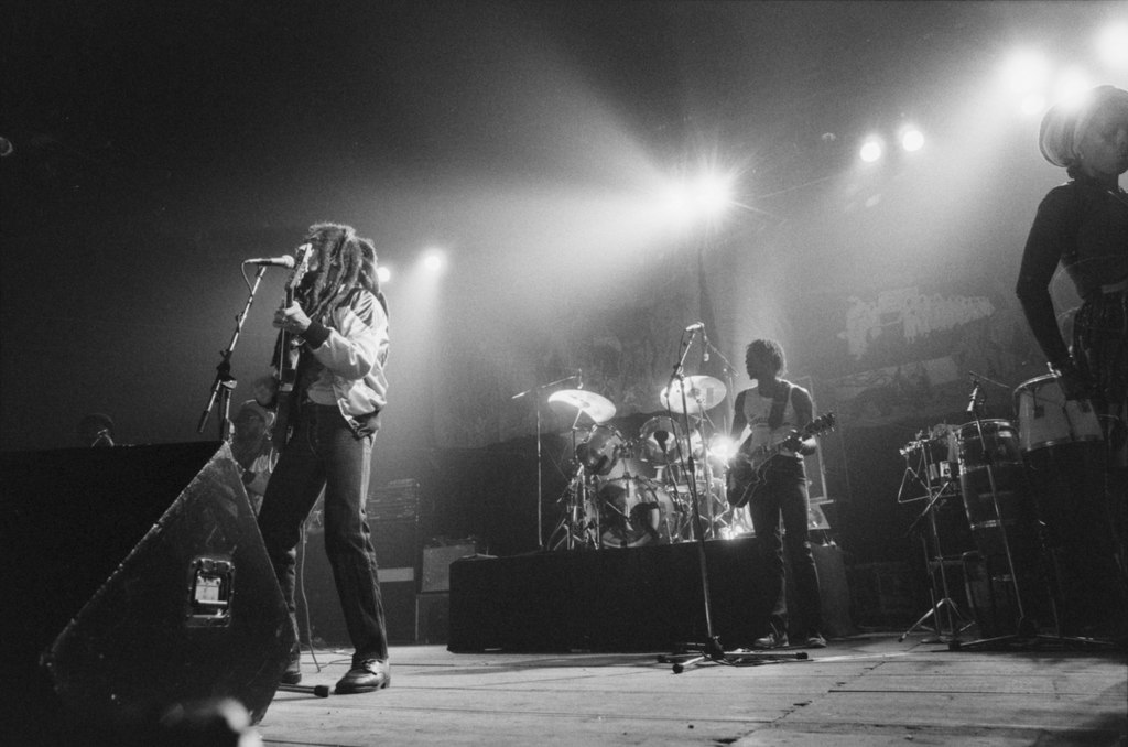 Bob Marley & The Wailing Wailers on stage
