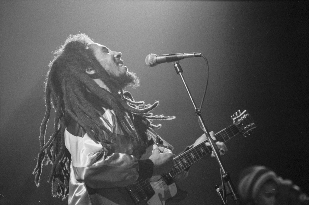 Bob Marley & The Wailing Wailers on stage